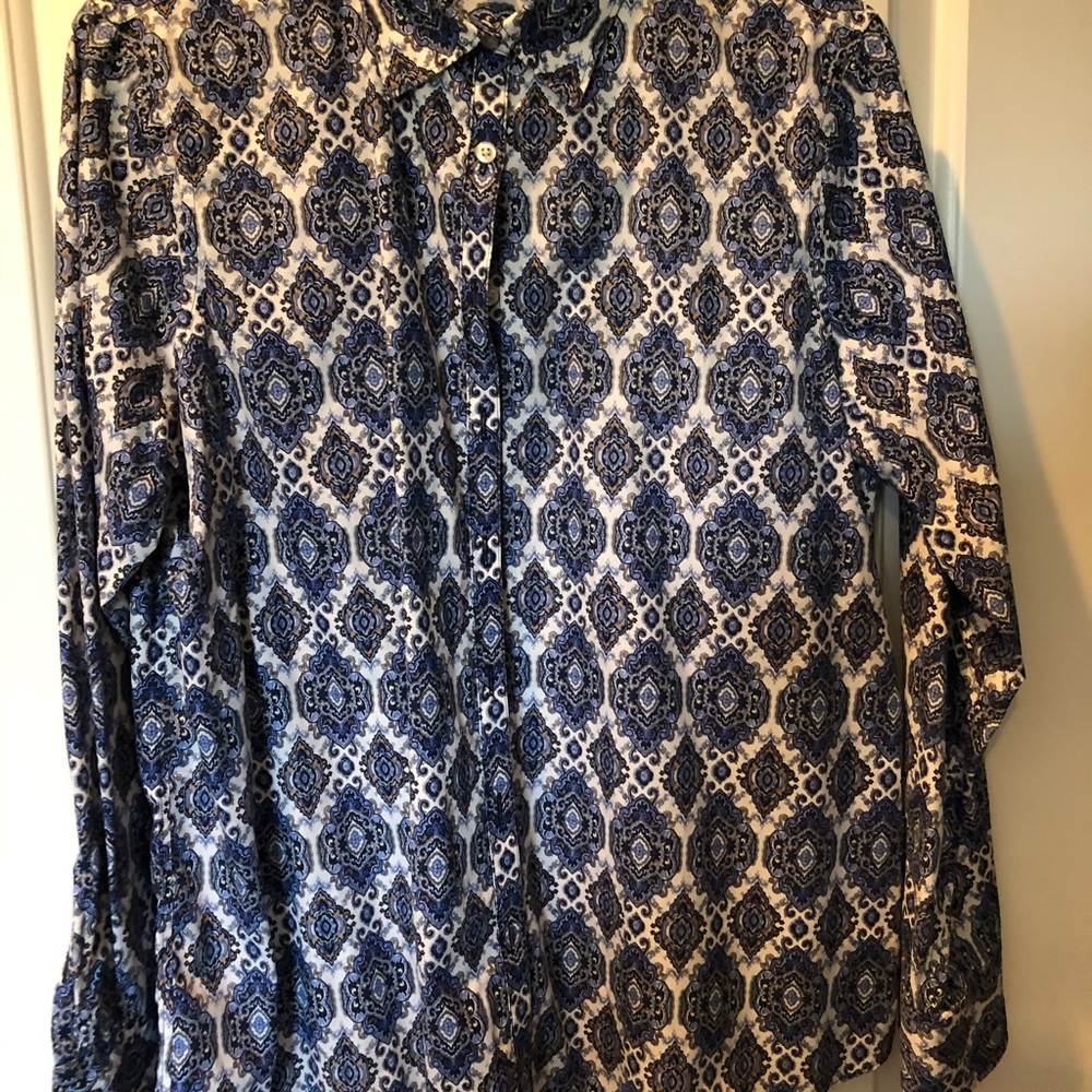 Lands End size 16 no iron shirt